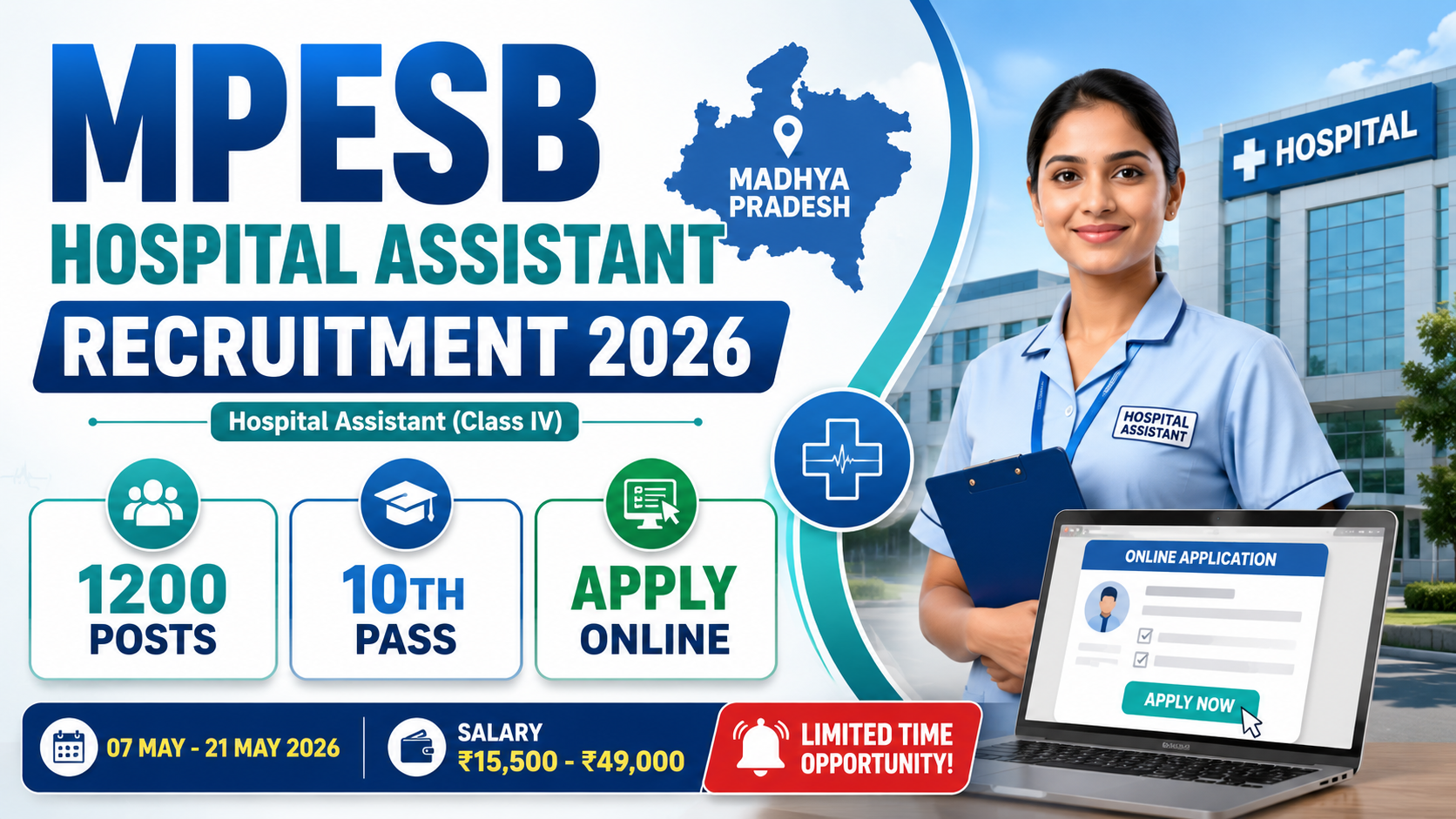 MPESB Hospital Assistant Recruitment 2026