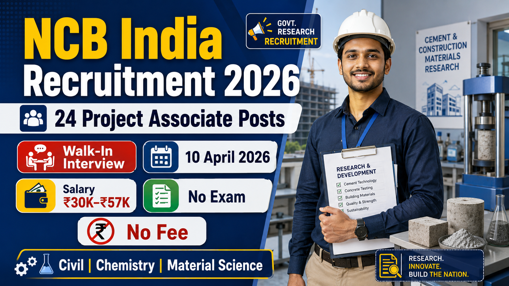 NCB India Recruitment 2026